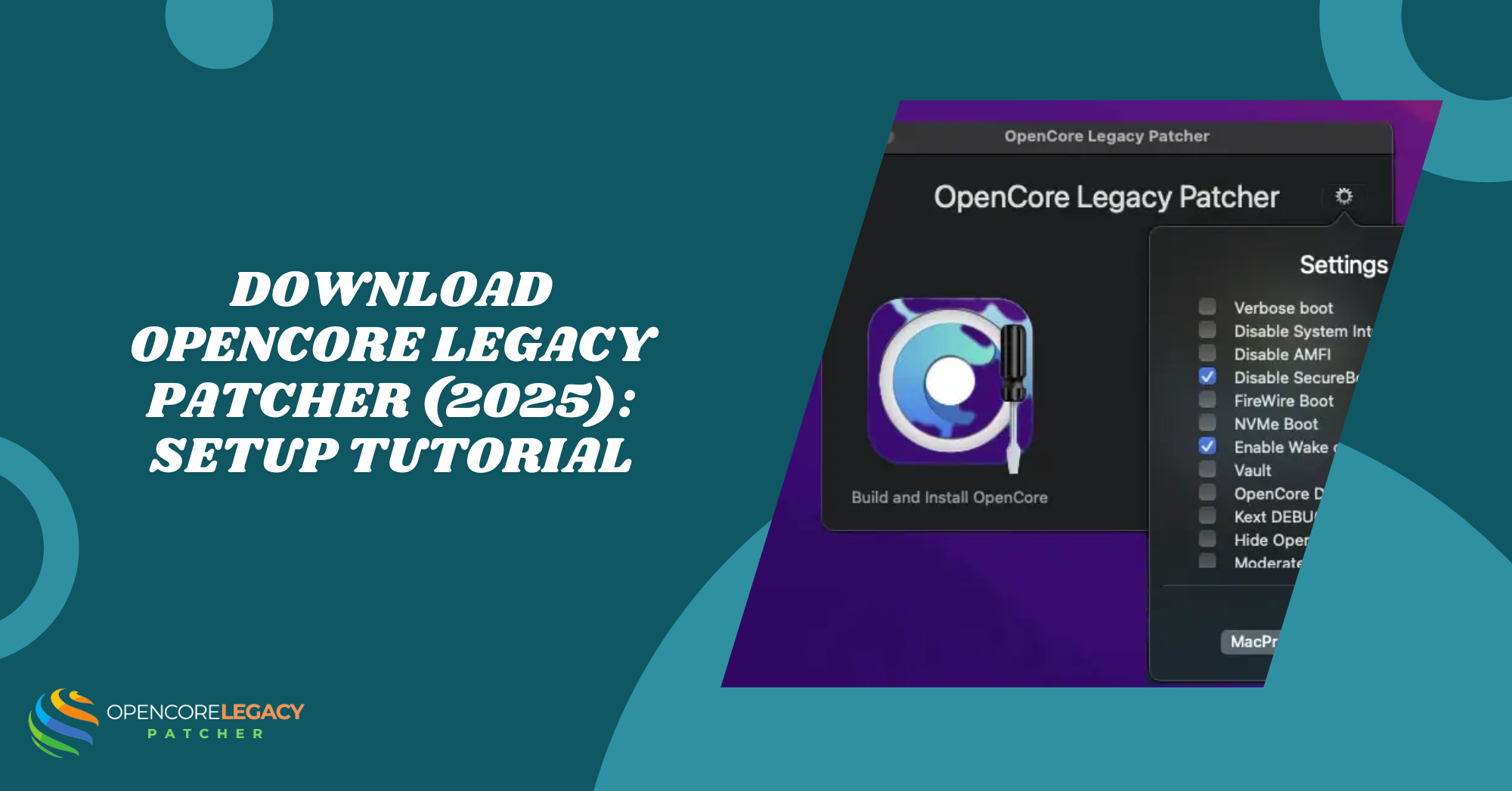 Download OpenCore Legacy Patcher (2025) Setup Tutorial