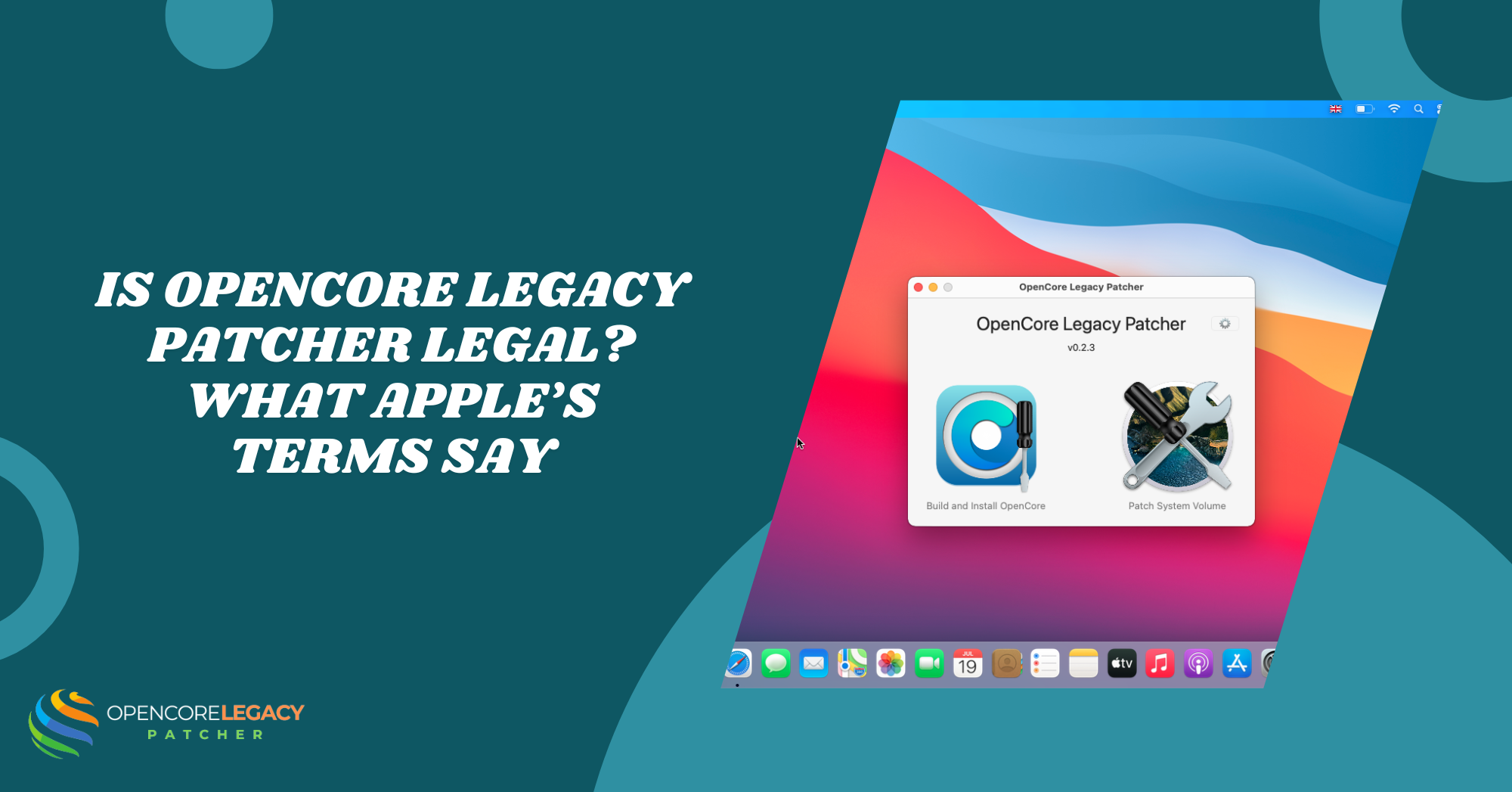 Is OpenCore Legacy Patcher Legal What Apple’s Terms Say