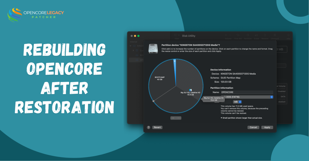 Rebuilding OpenCore After Restoration