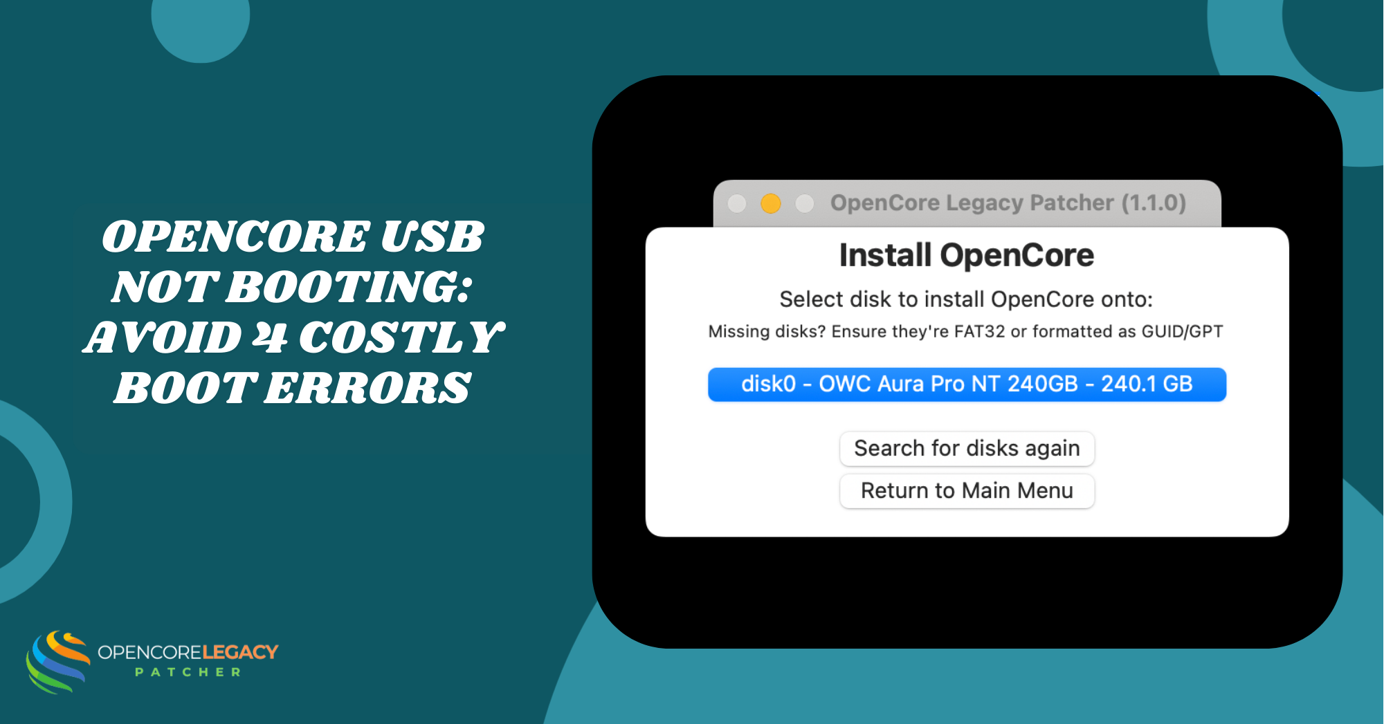 OpenCore USB Not Booting Avoid 4 Costly Boot Errors