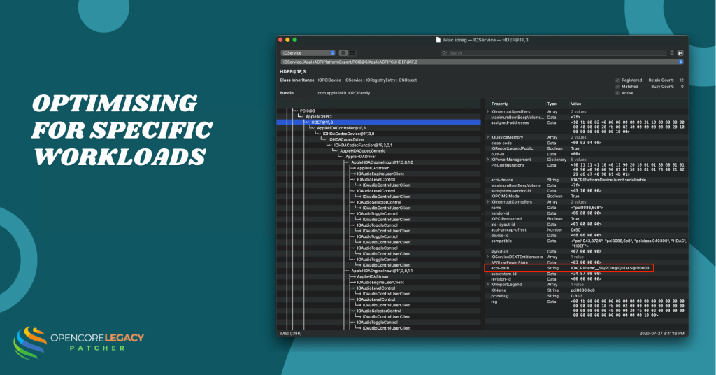 Optimising for Specific Workloads