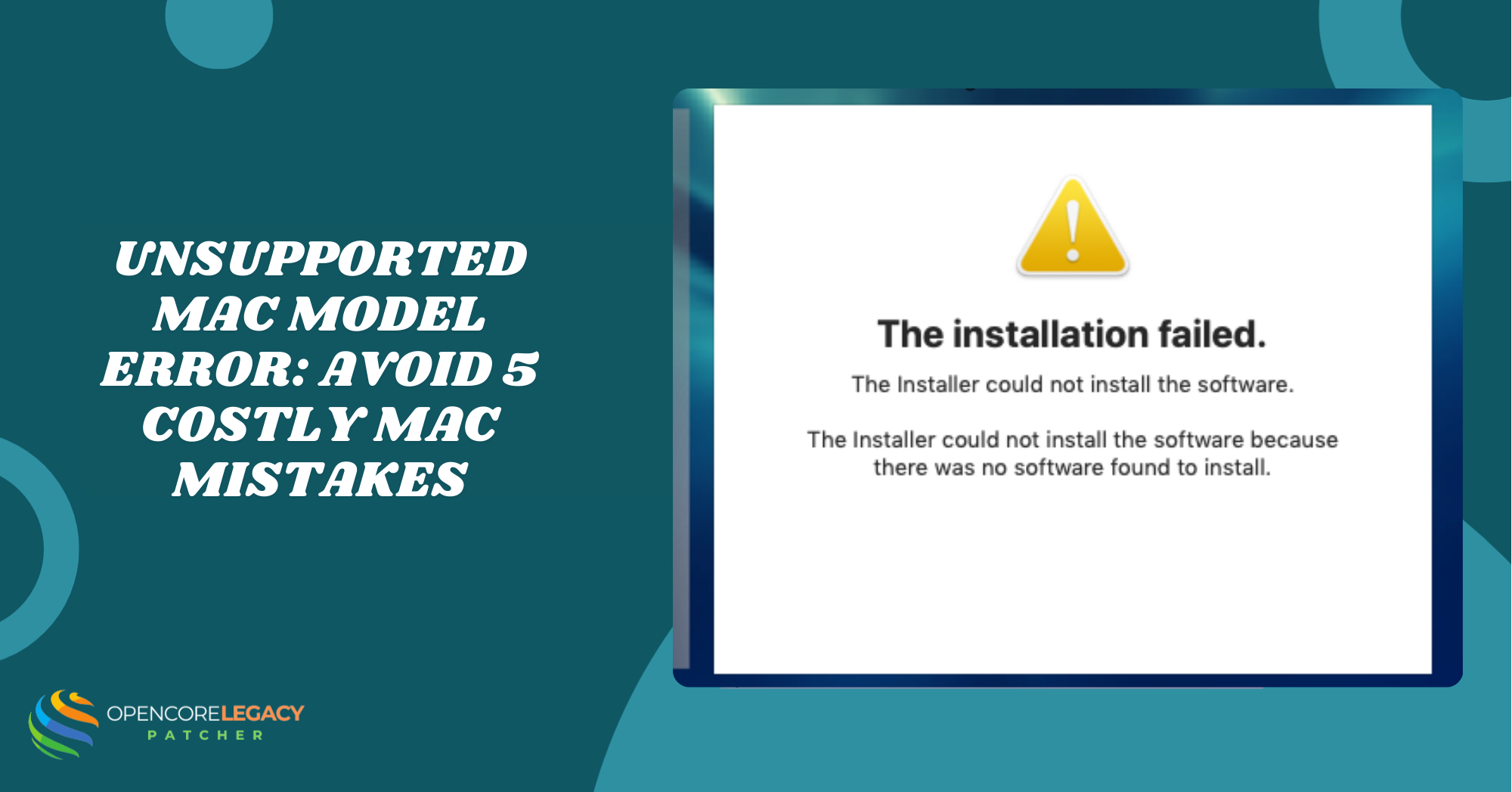 Unsupported Mac Model Error Avoid 5 Costly Mac Mistakes
